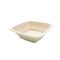 Biologisch abbaubare Einweg-Zuckerrohr 16 oz Square Bowl